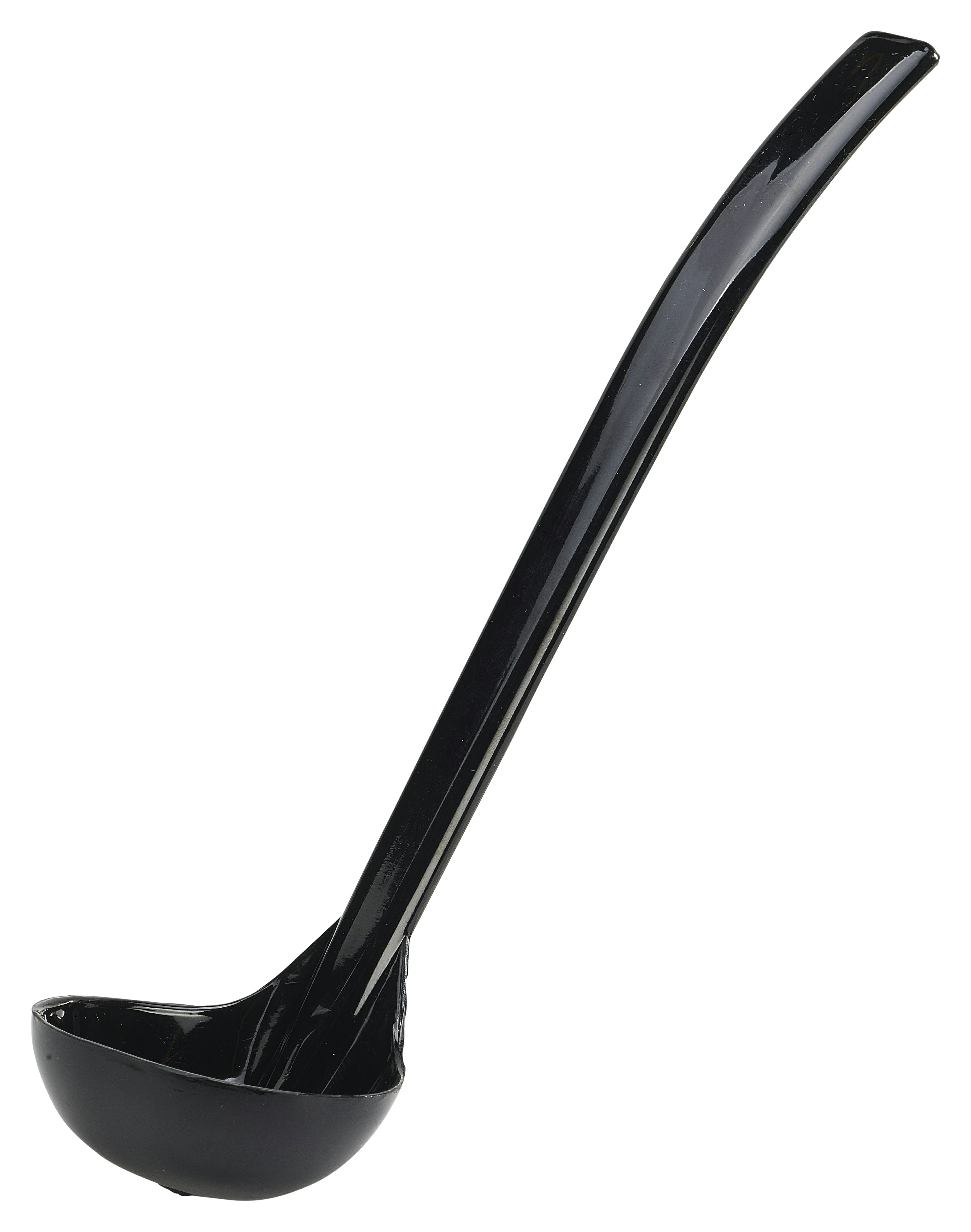 Ladle 9 1/2" 1oz Plain Black