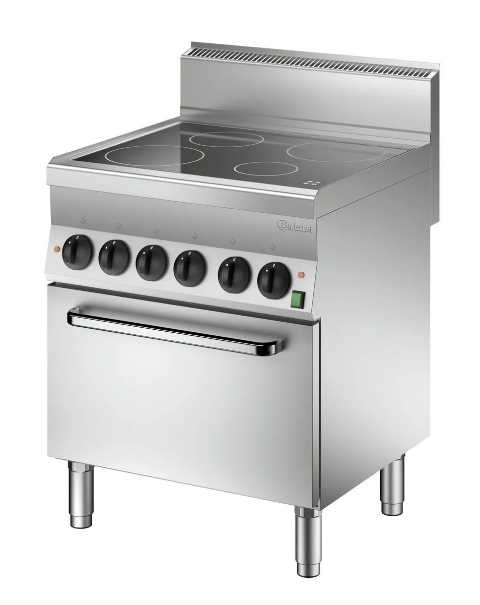 Bartscher Electric oven 650, B700 4 hobs, EBO Freestanding