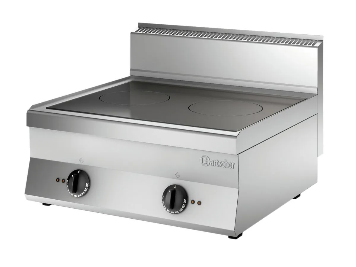 Bartscher Induction stove 2 FL, 650, B700 Countertop