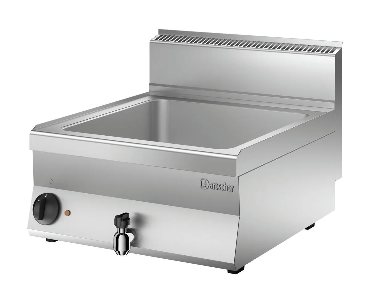 Bartscher Bain Marie 650, W600, 1/1GN+ 2x1/4 Countertop