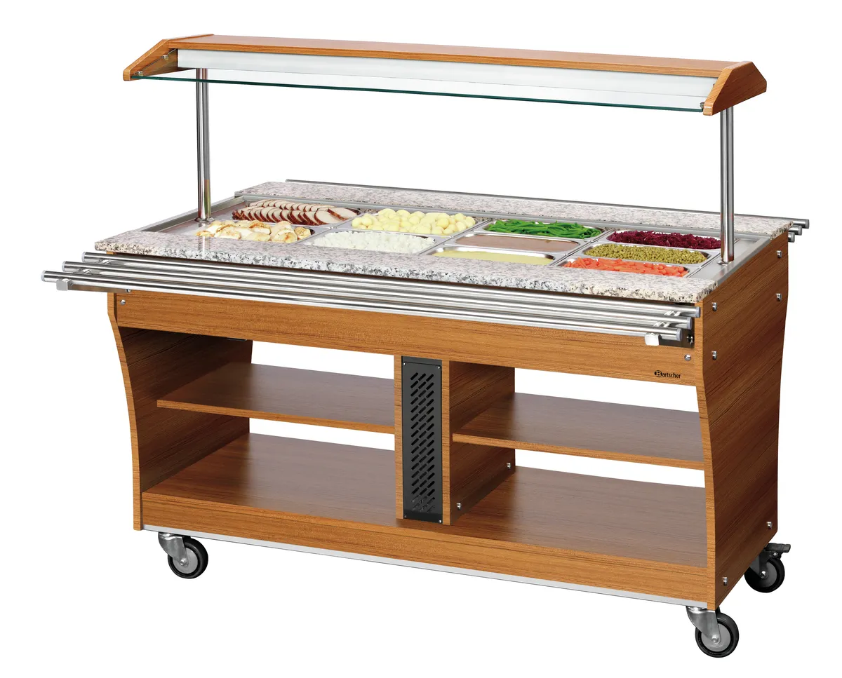 Bartscher Buffet trolley, hot, 4x 1/1GN