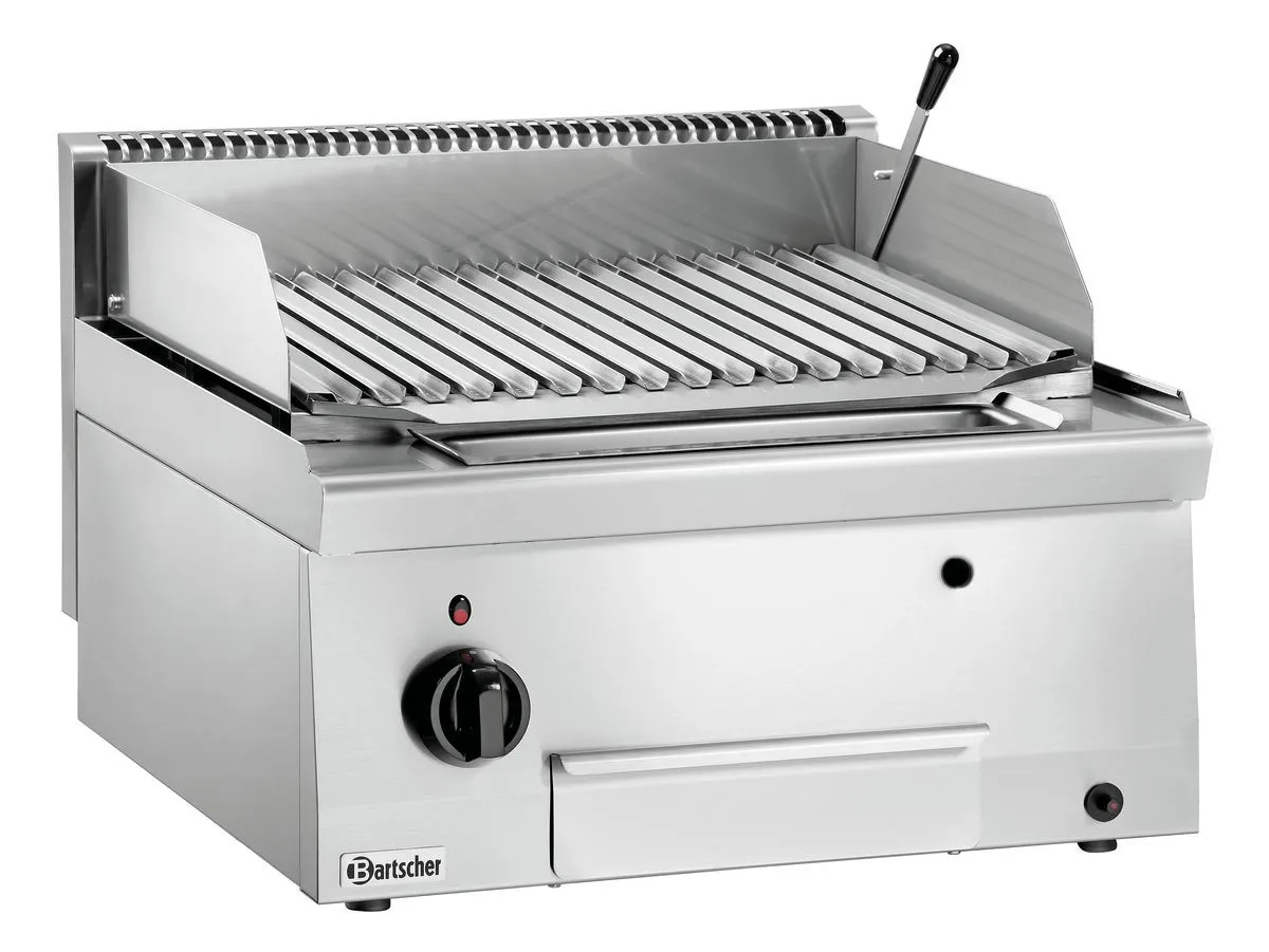 Bartscher Lava rock grill, gas, 600, W600 Countertop