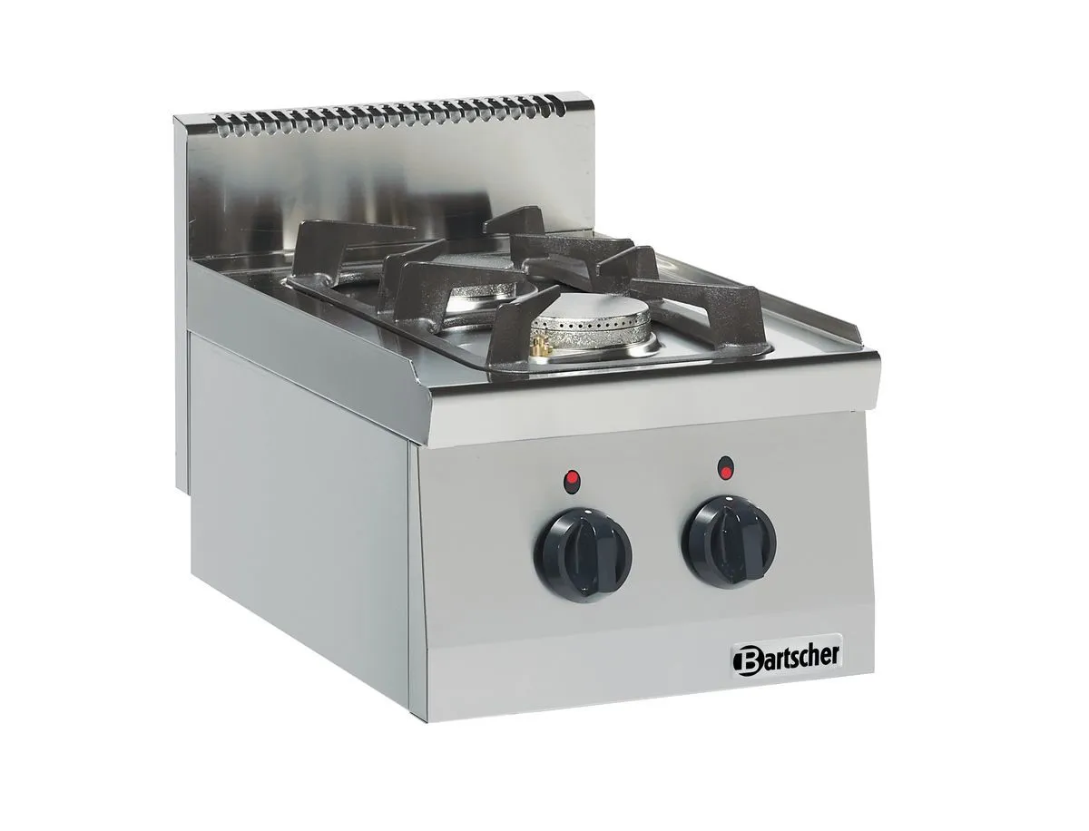 Bartscher Gas stove 600, 2BR Countertop