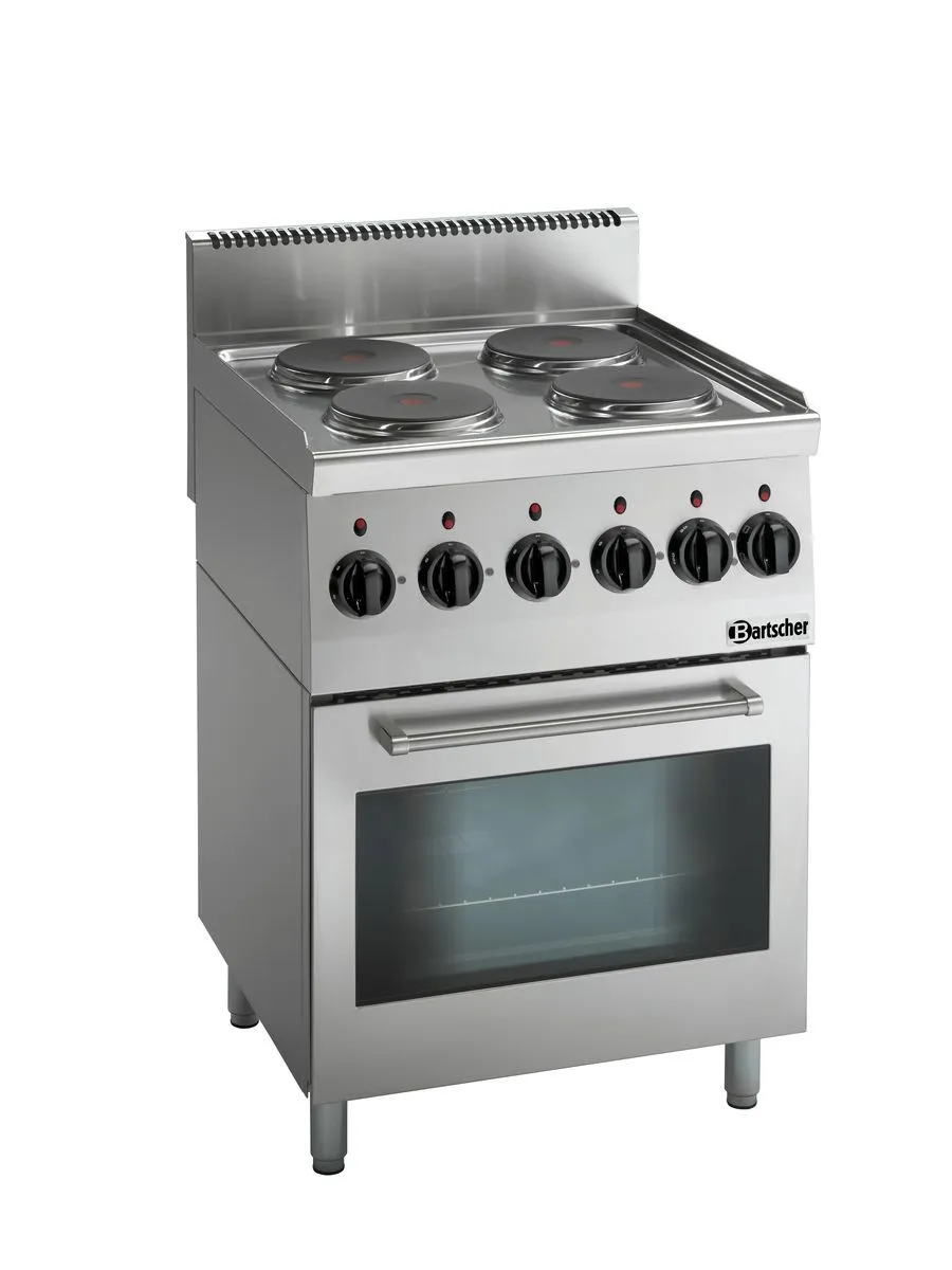 Bartscher Electric stove 600, W600, 4PL, elO Freestanding