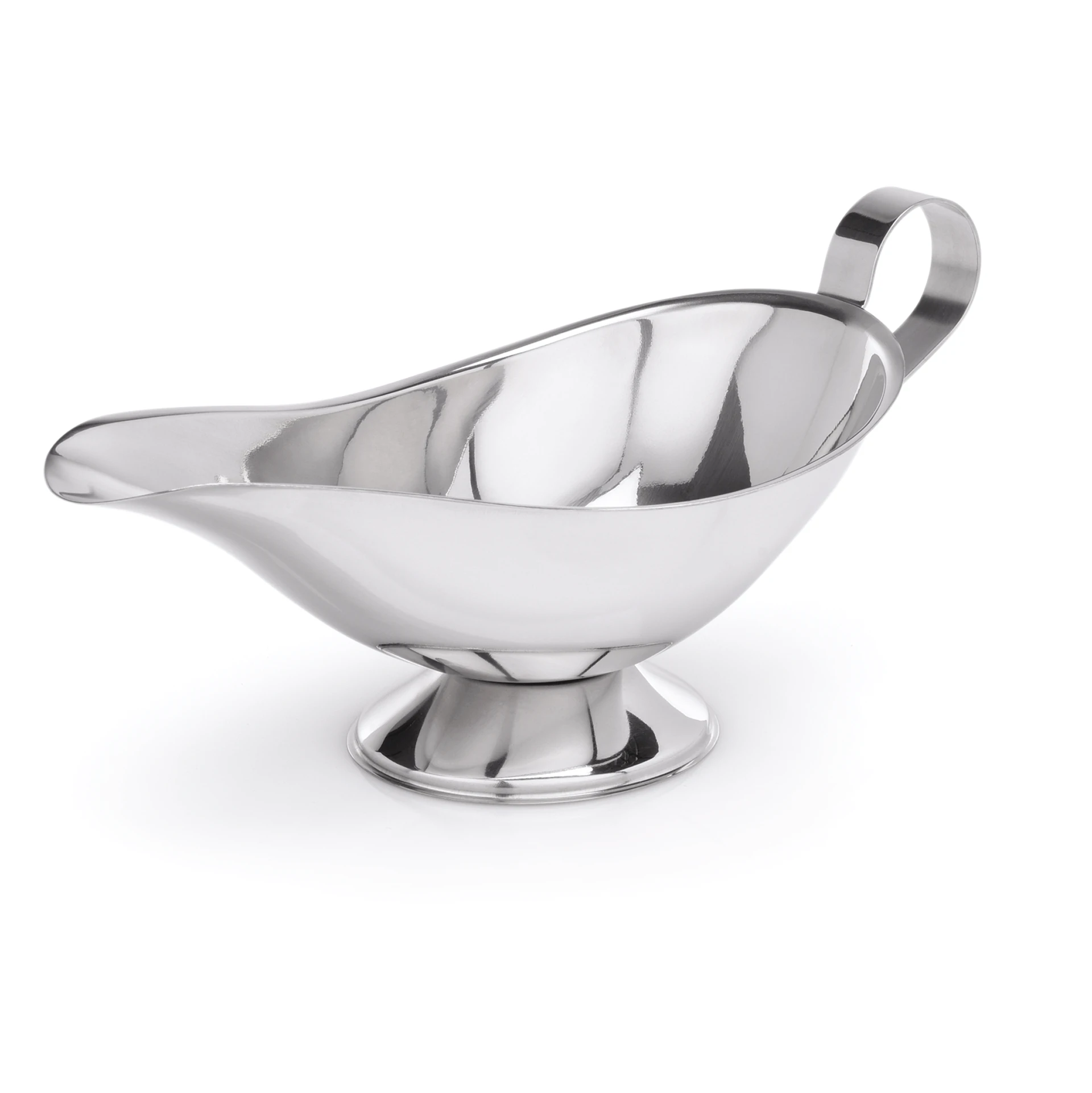 Gravy boat with foot