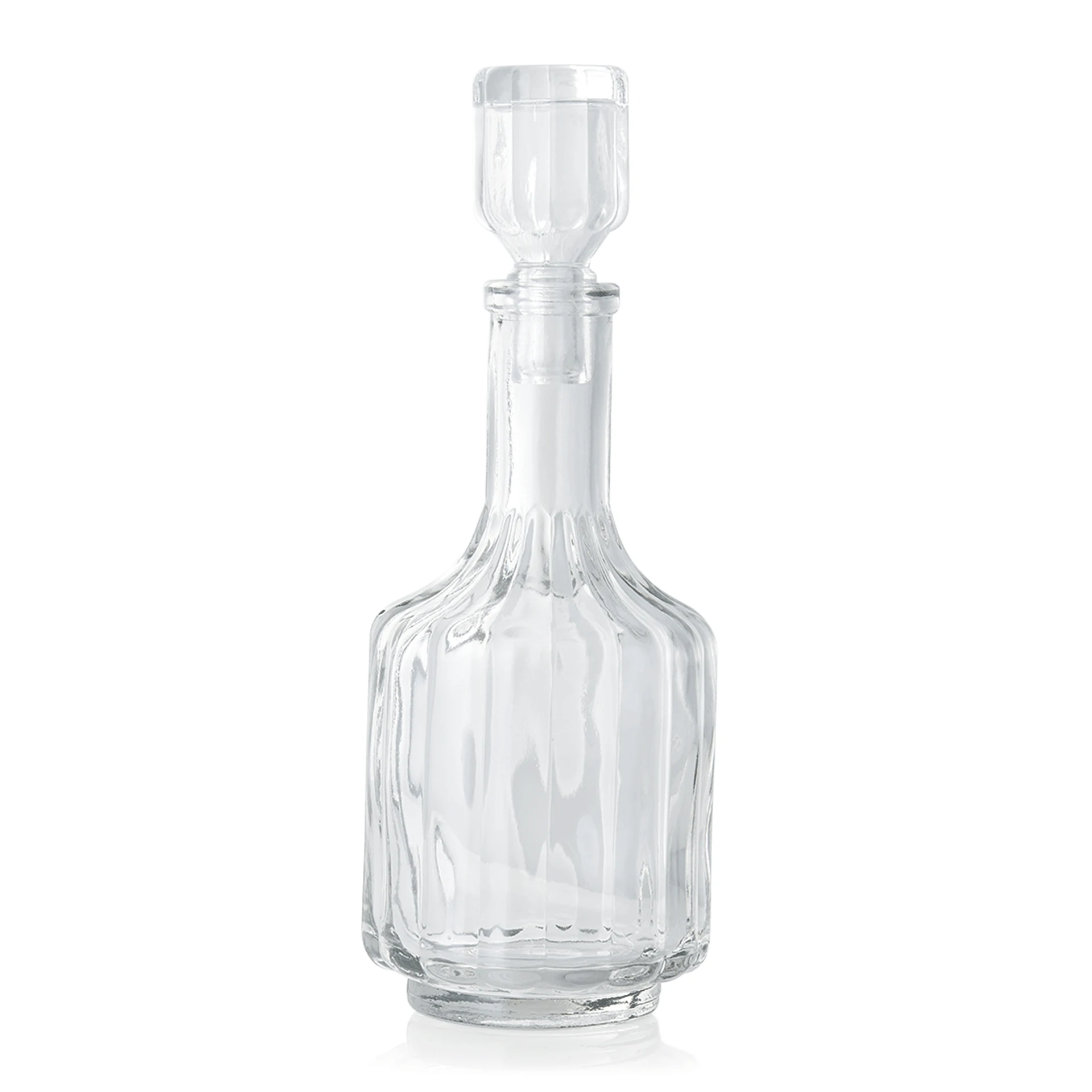 Replacement vinegar and oil bottle with stopper for cruet set
