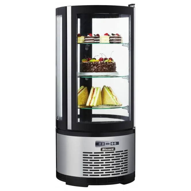 Blizzard  CD100R Round Case Cake Display Fridge 100L