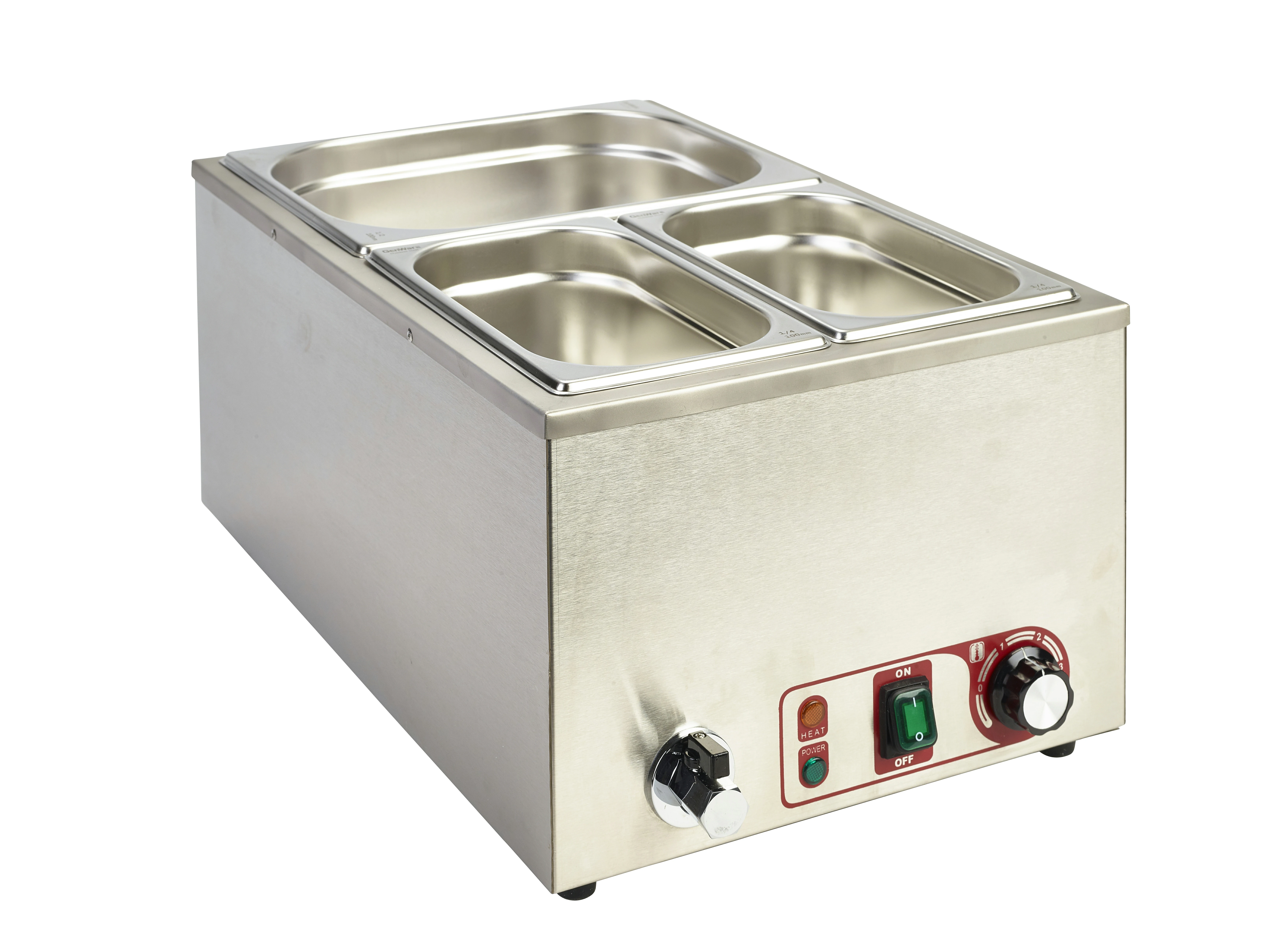 Bain Marie 1/1 With Tap 1.2Kw