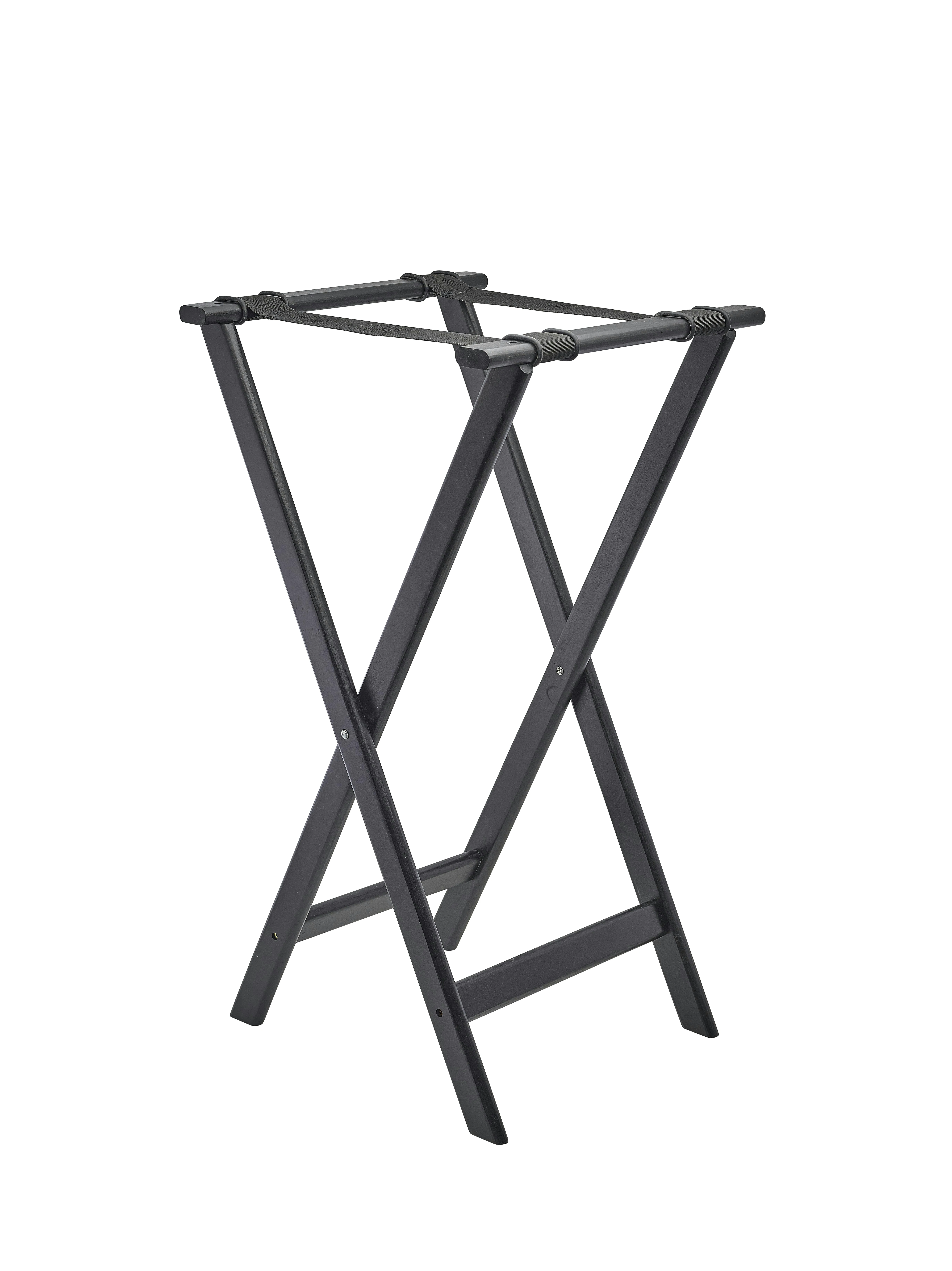 GenWare Black Wooden Tray Stand
