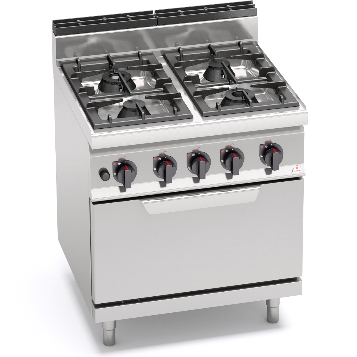 Berto's 4-Burner Stove With 2/1 Gas Oven