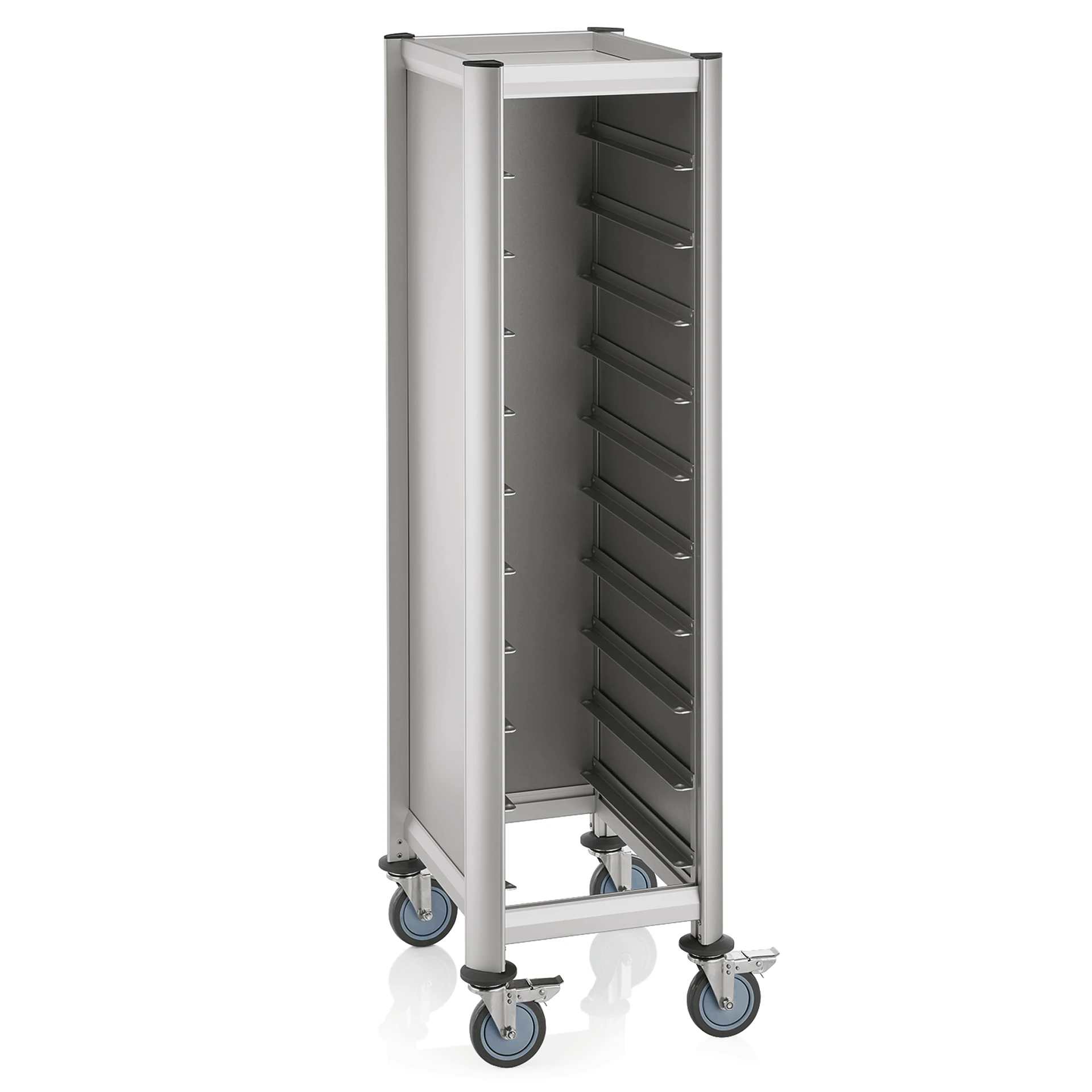 GN tray trolley Silver