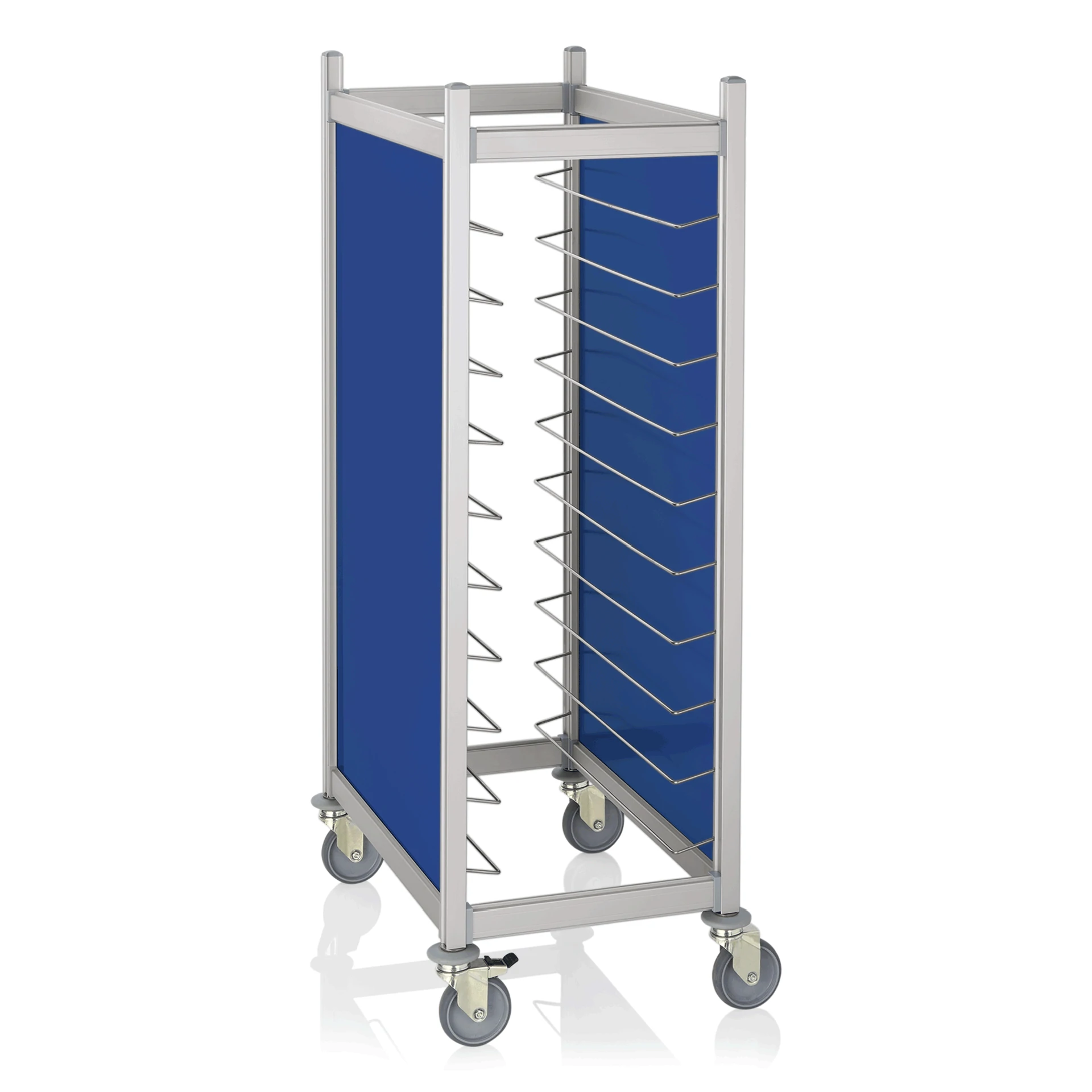 Combi tray trolley Blue