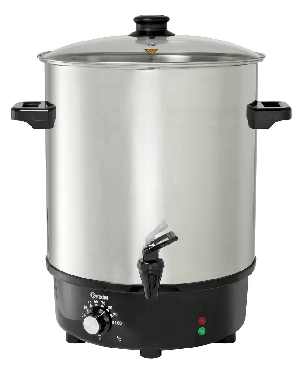 Bartscher Mulled wine pot, bl.w. canner30L,SS