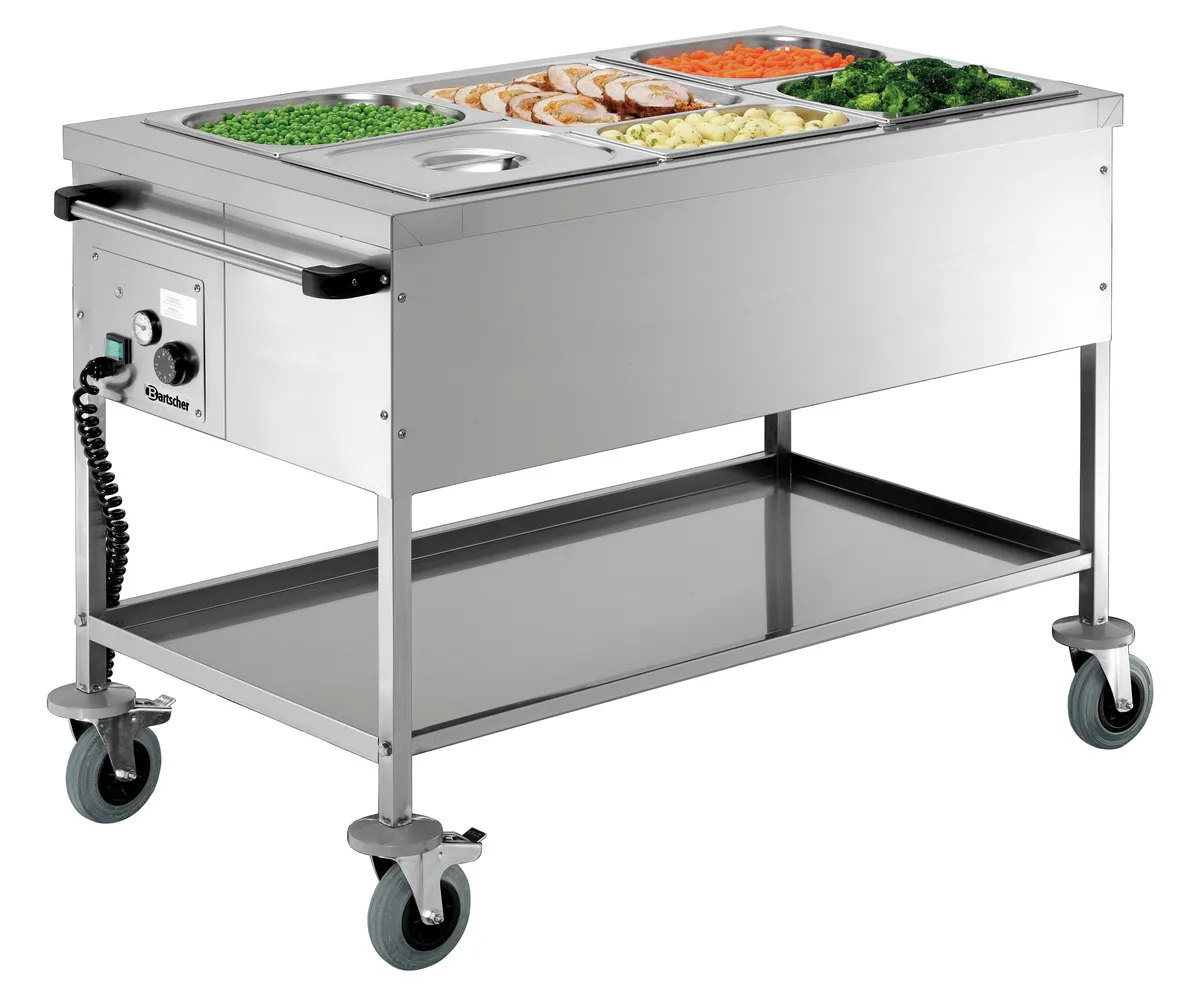 Bartscher Food service cart,3x1/1GN,dry-heat.