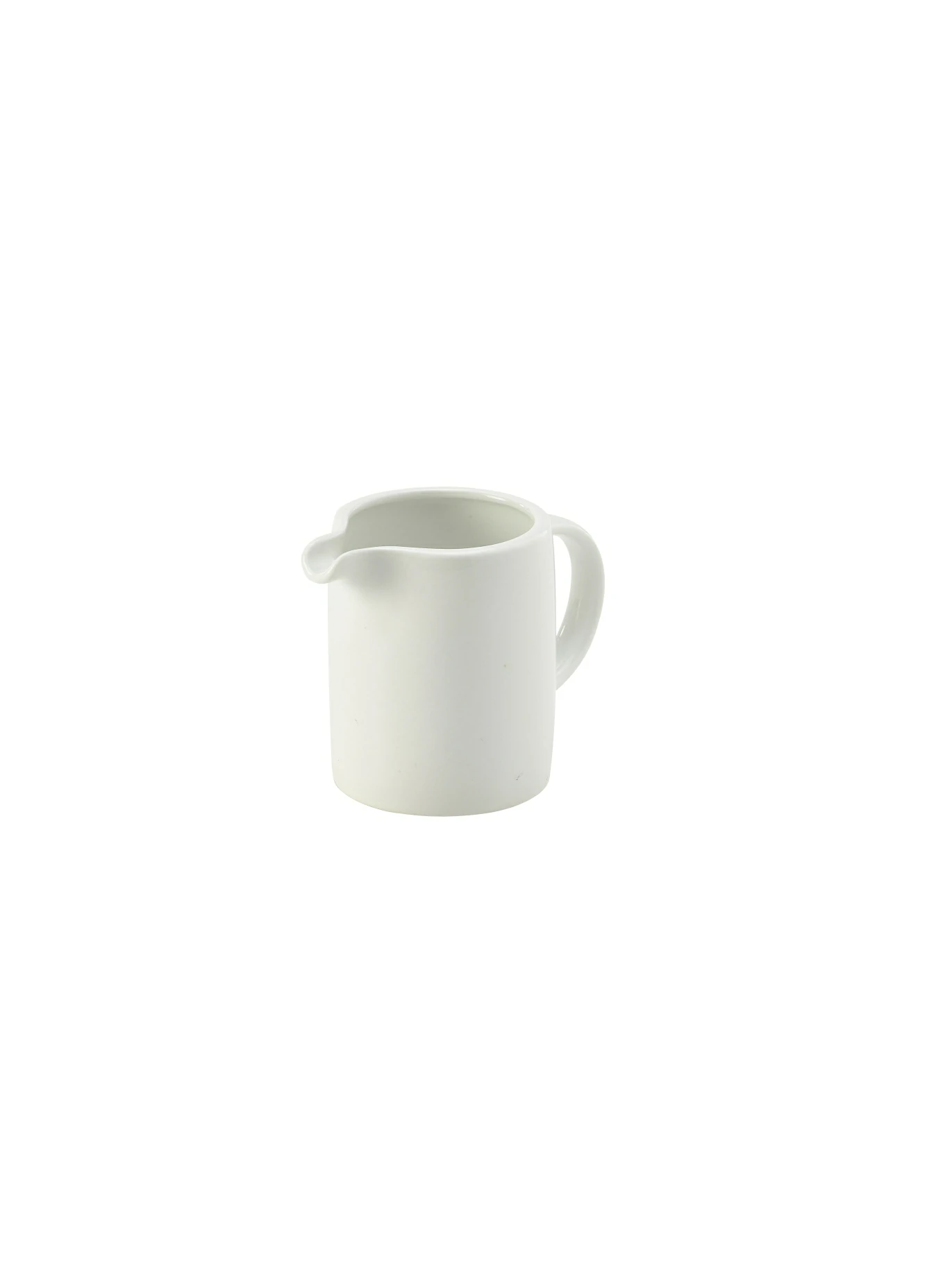 Genware Porcelain Solid Milk Jug 12cl/4oz