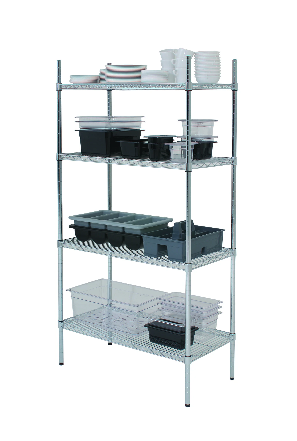 4 Tier Rack 60" x 18" x 72" (2 Boxes)