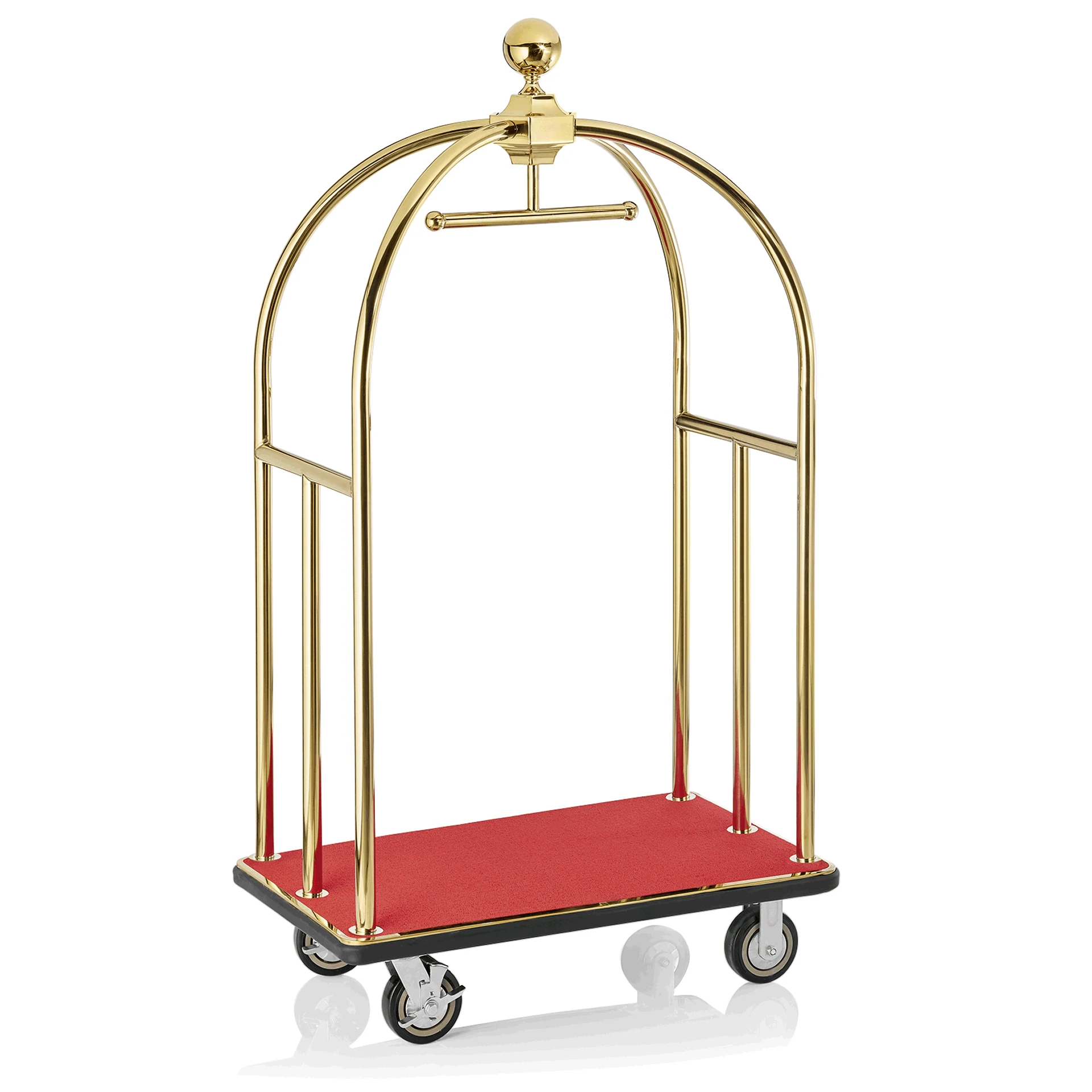 Luggage trolley Red