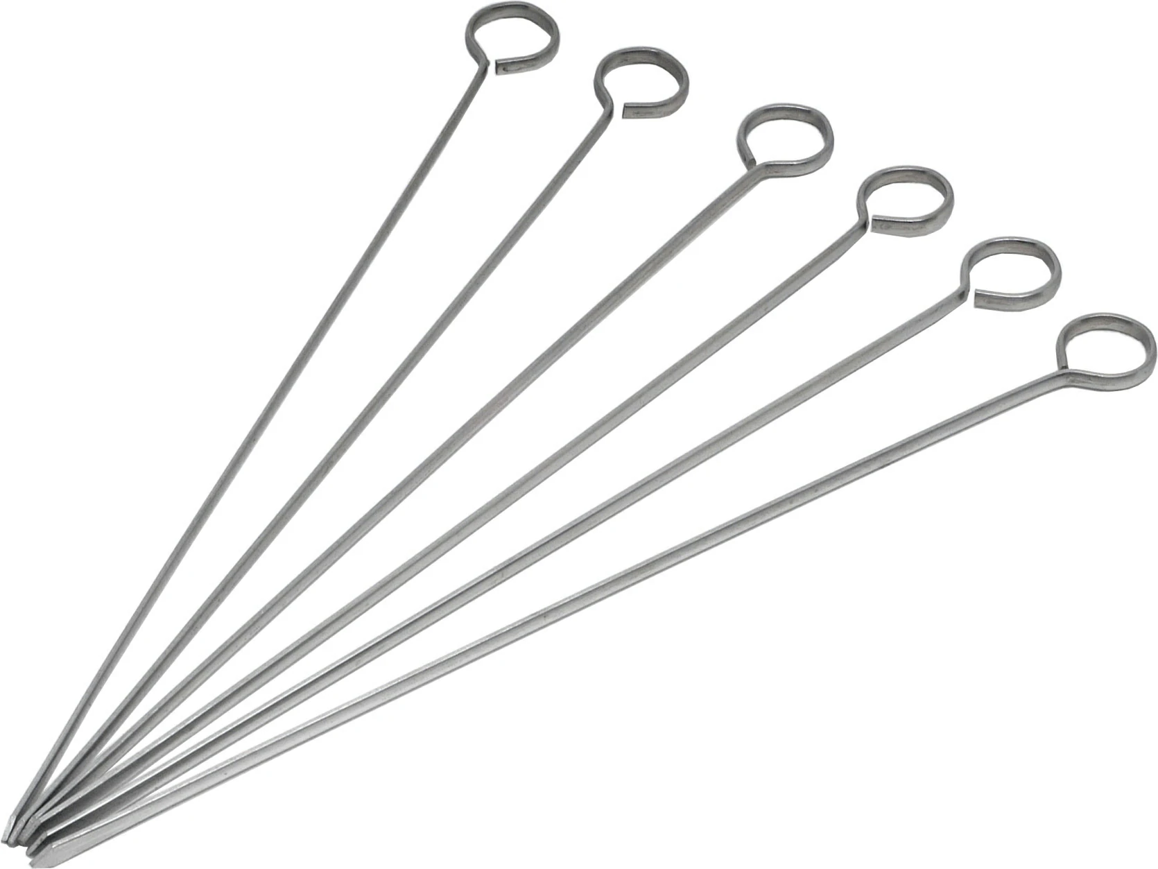 S/St. Skewers 8" (Pack Of 6)