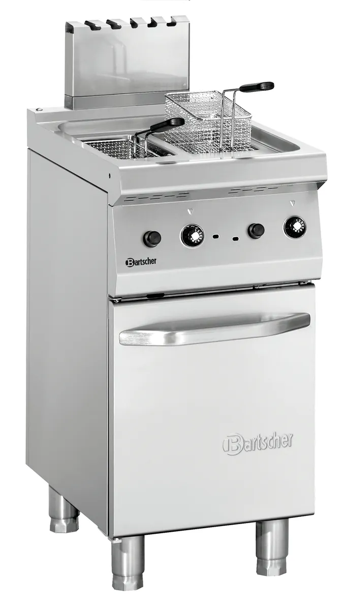 Bartscher Deep fat fryer gas, 700 W400, 2x7L Freestanding