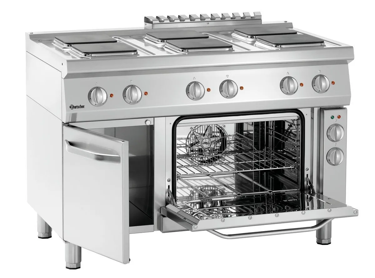 Bartscher Electric range 700, B1200, 6PL, EBO Freestanding