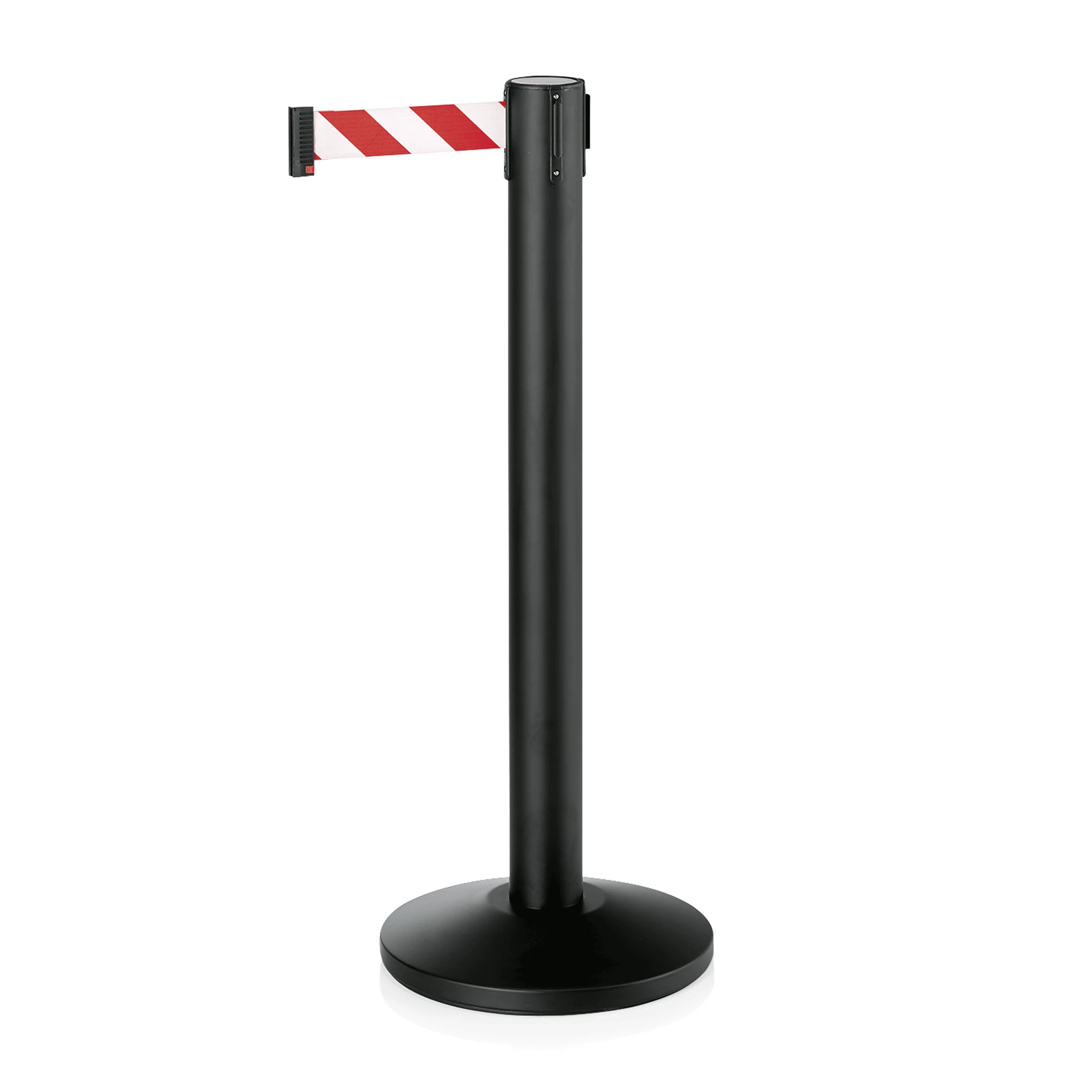 Barrier post Red And White Striped