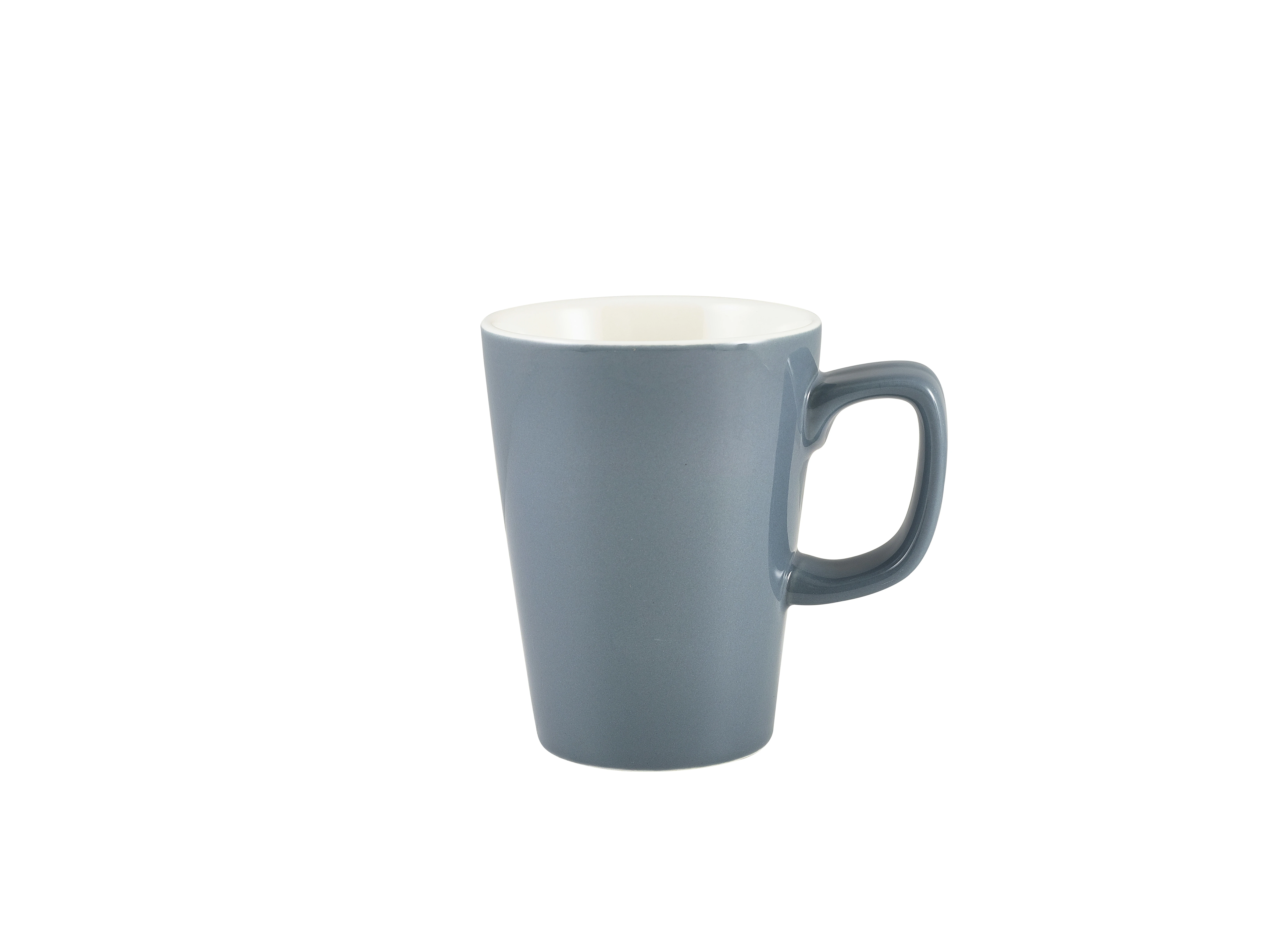 Genware Porcelain Grey Latte Mug 34cl/12oz