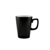 Genware Porcelain Matt Black Latte Mug 34cl/12oz