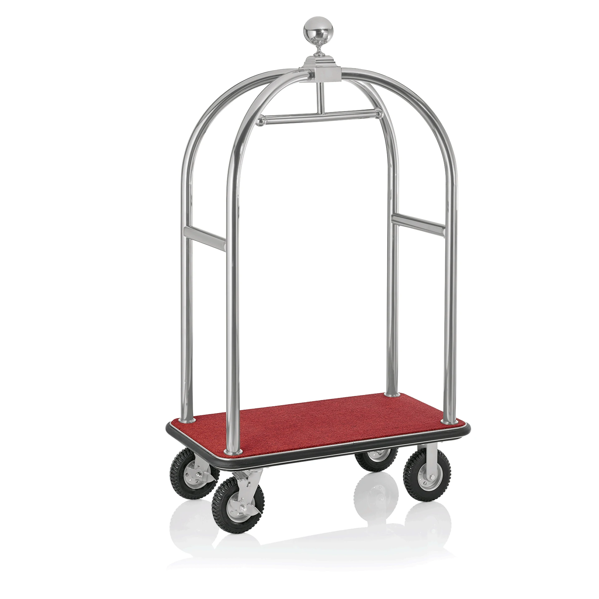 Luggage trolley Red