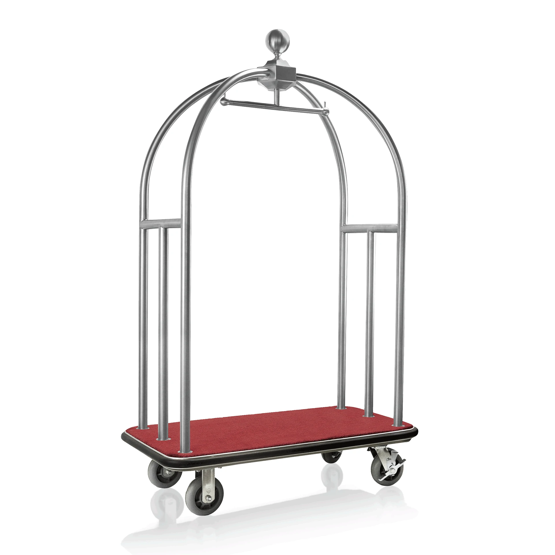 Luggage trolley Red