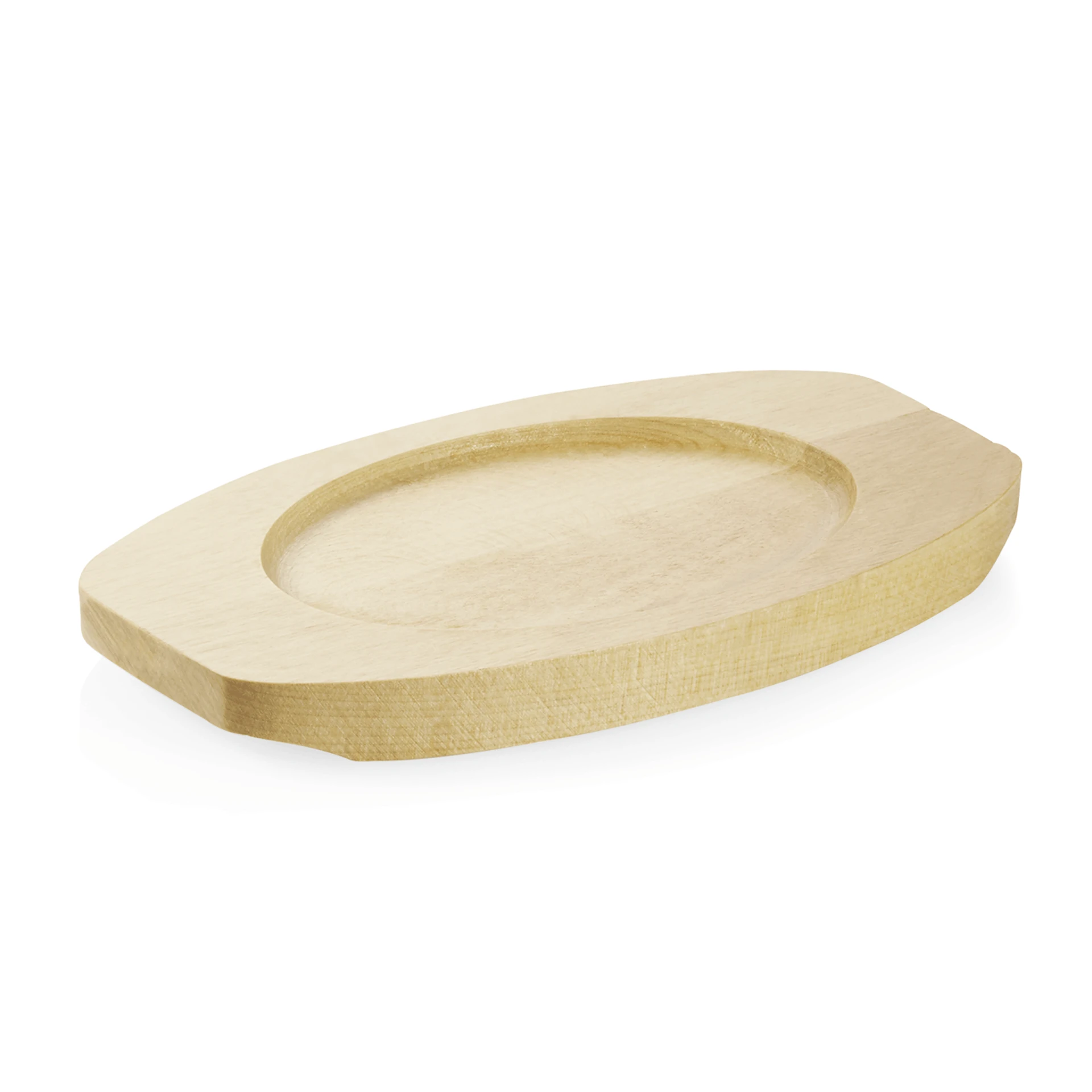 Wooden table mat for mini cocotte