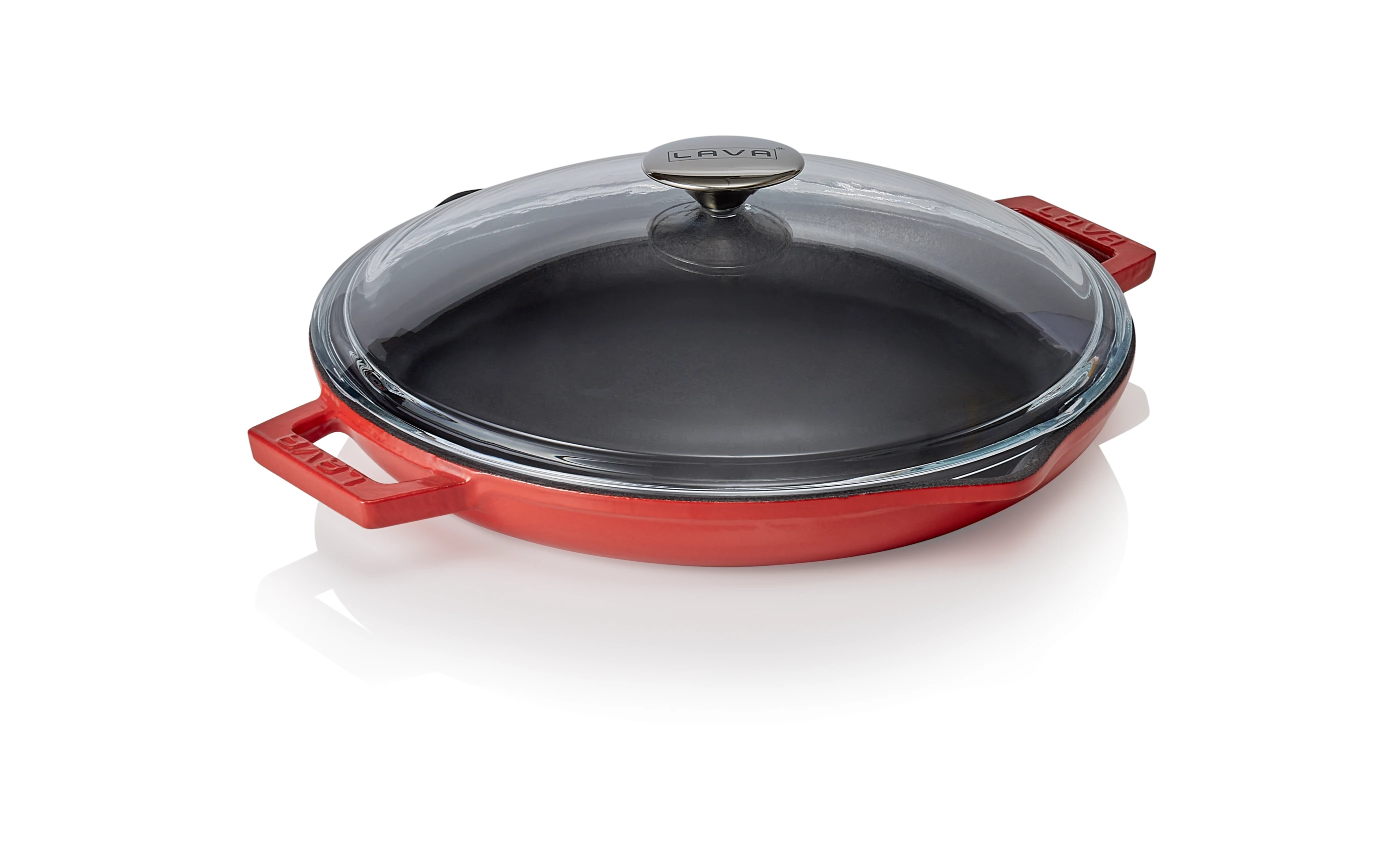 Frying pan Red