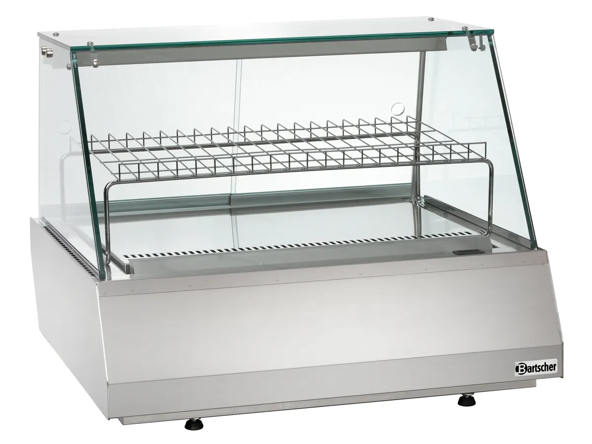 Bartscher Refrigerated display 2/1 GN, straight glass