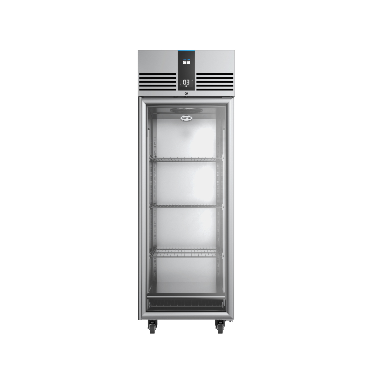 Foster EP700G/41-153 EcoPro G3 Glass Single Door Fridge Cabinet, 600 Litres