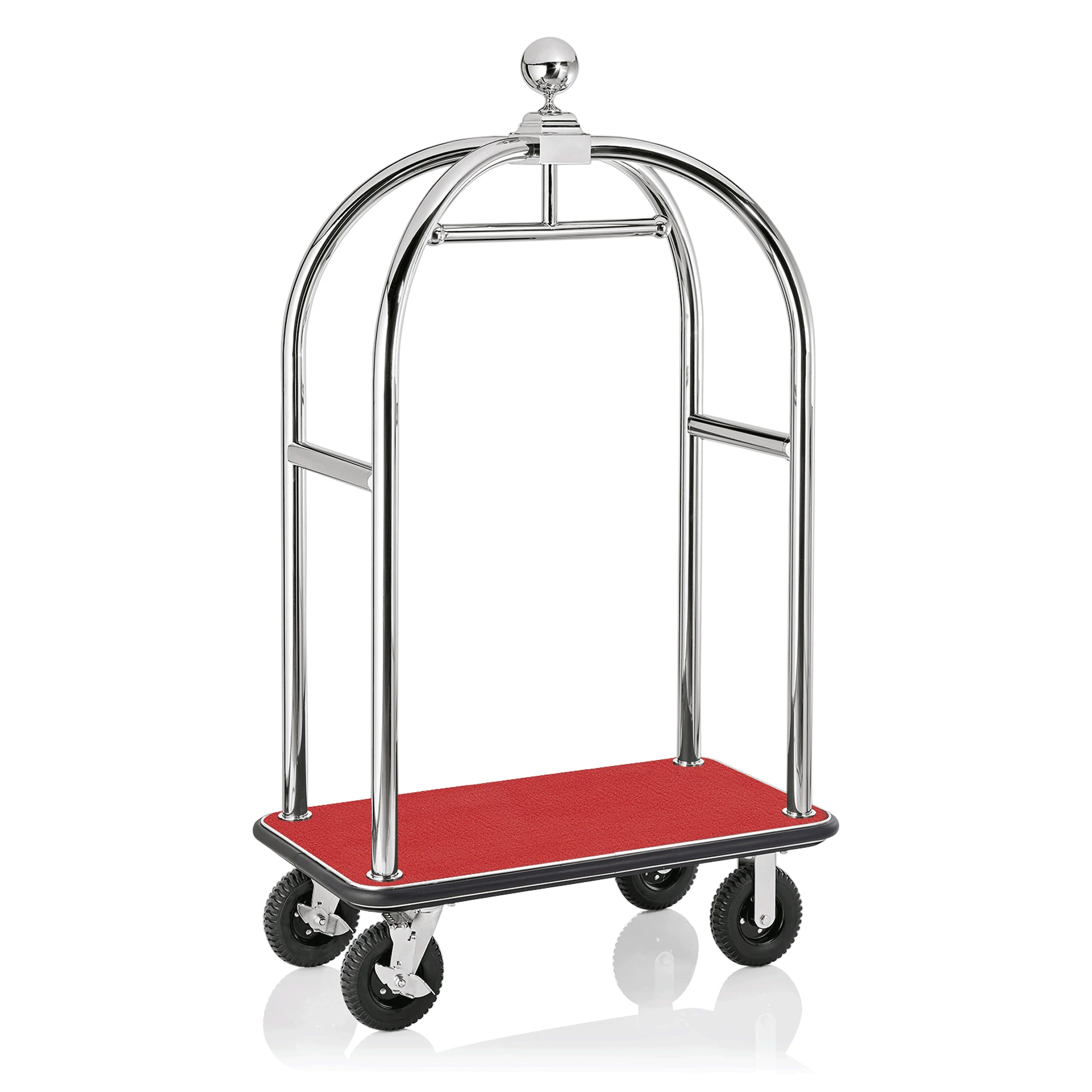 Luggage trolley Red