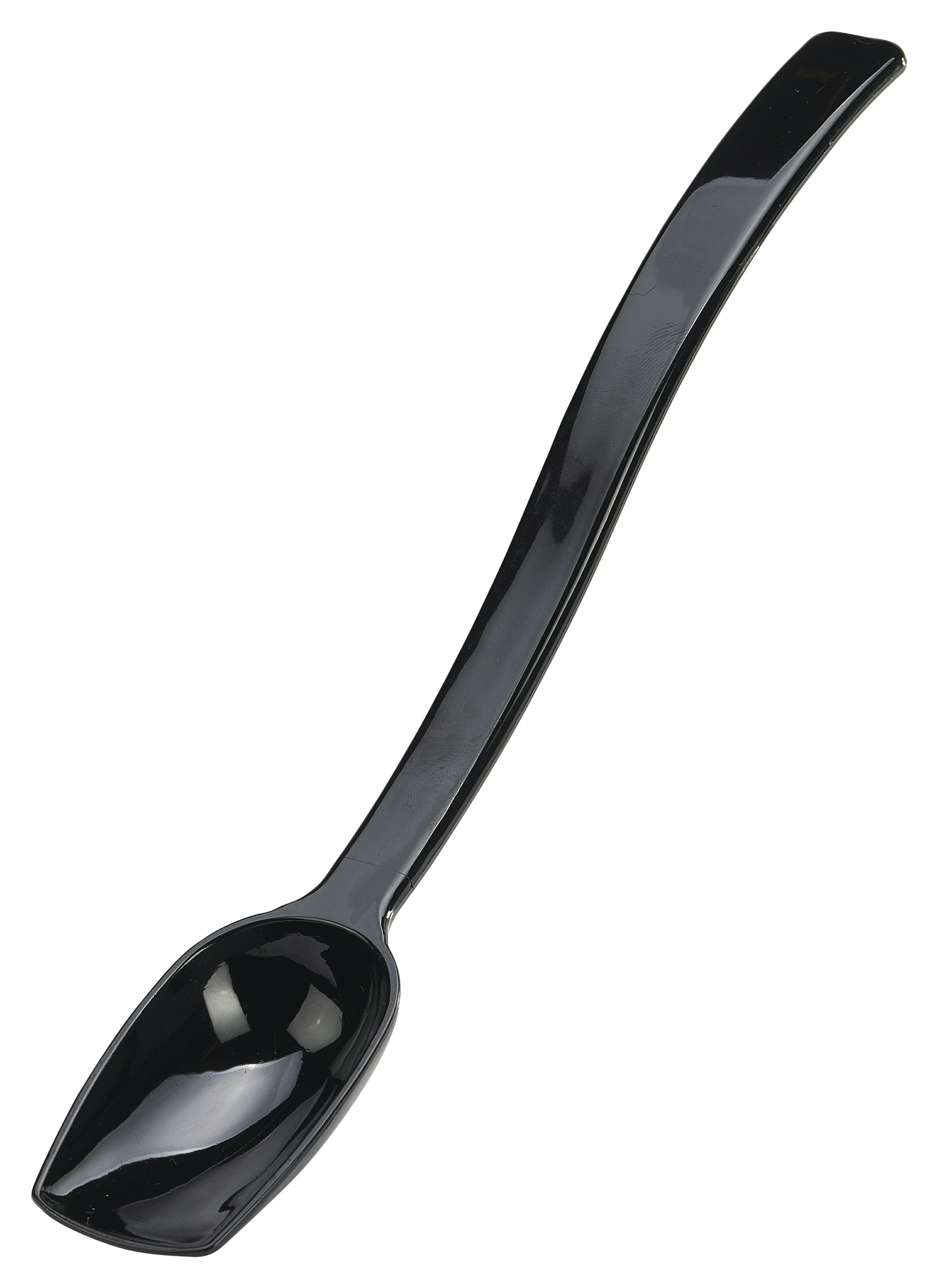 Salad Spoon Solid 1/2oz Black 8" Long