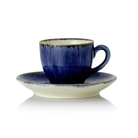 Espresso cup and saucer Dark Ocean