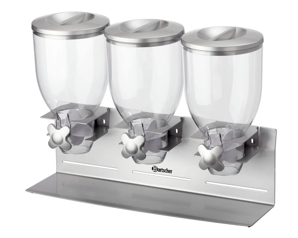 Bartscher 3-piece cereal dispenser