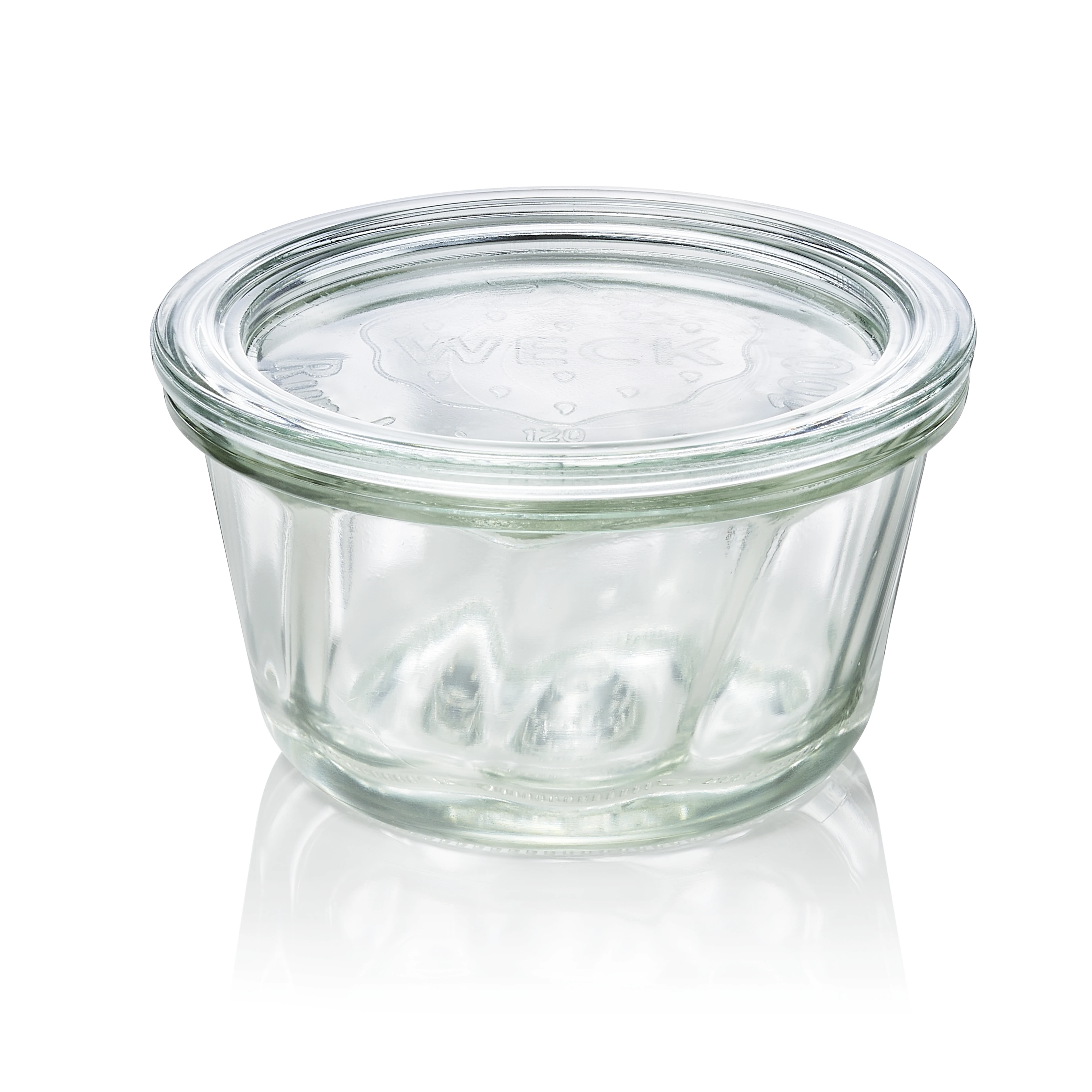 Bundt cake glass jar
