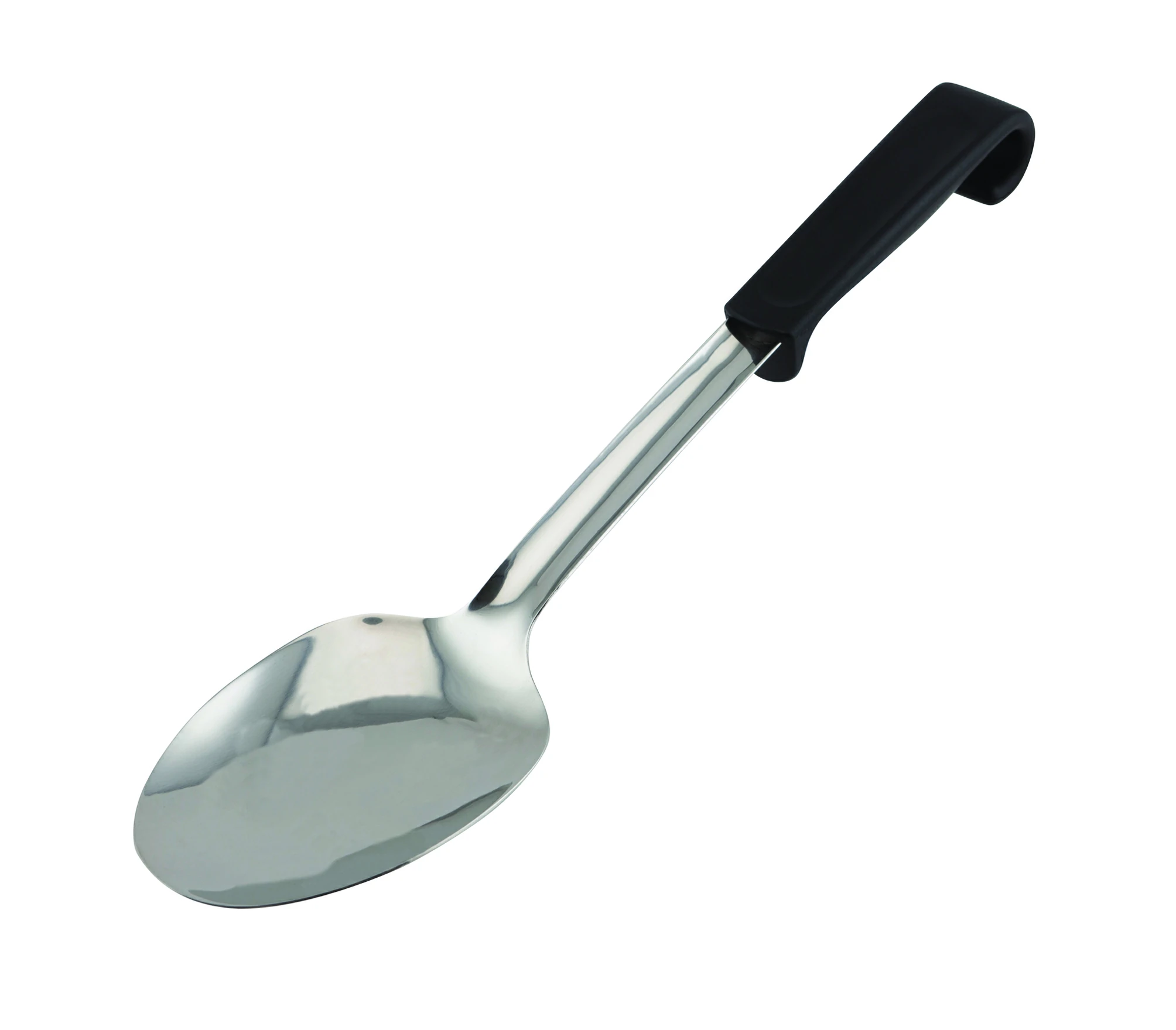 Genware Plastic Handle Spoon Plain Black