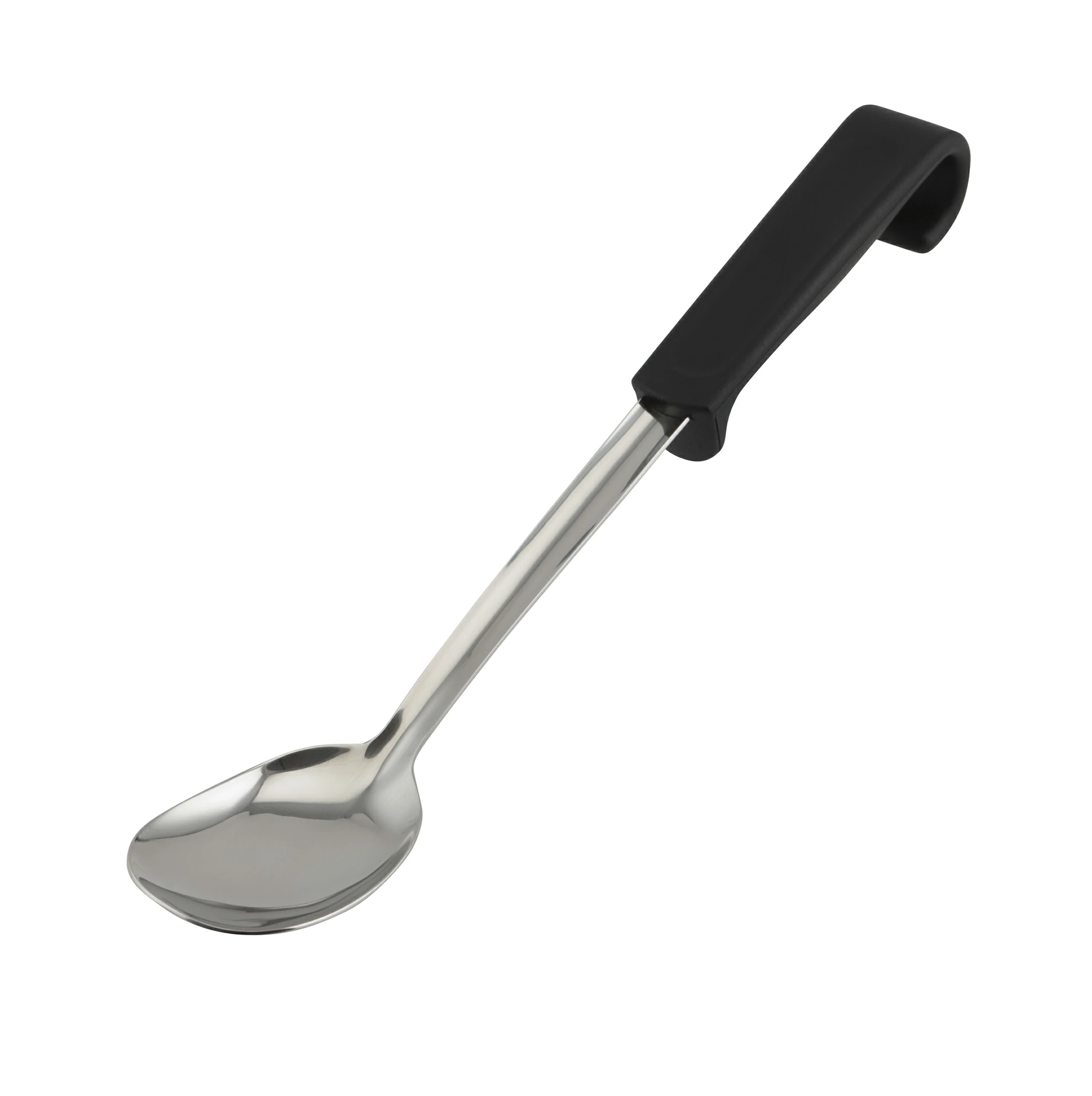 Genware Plastic Handle Small Spoon Black