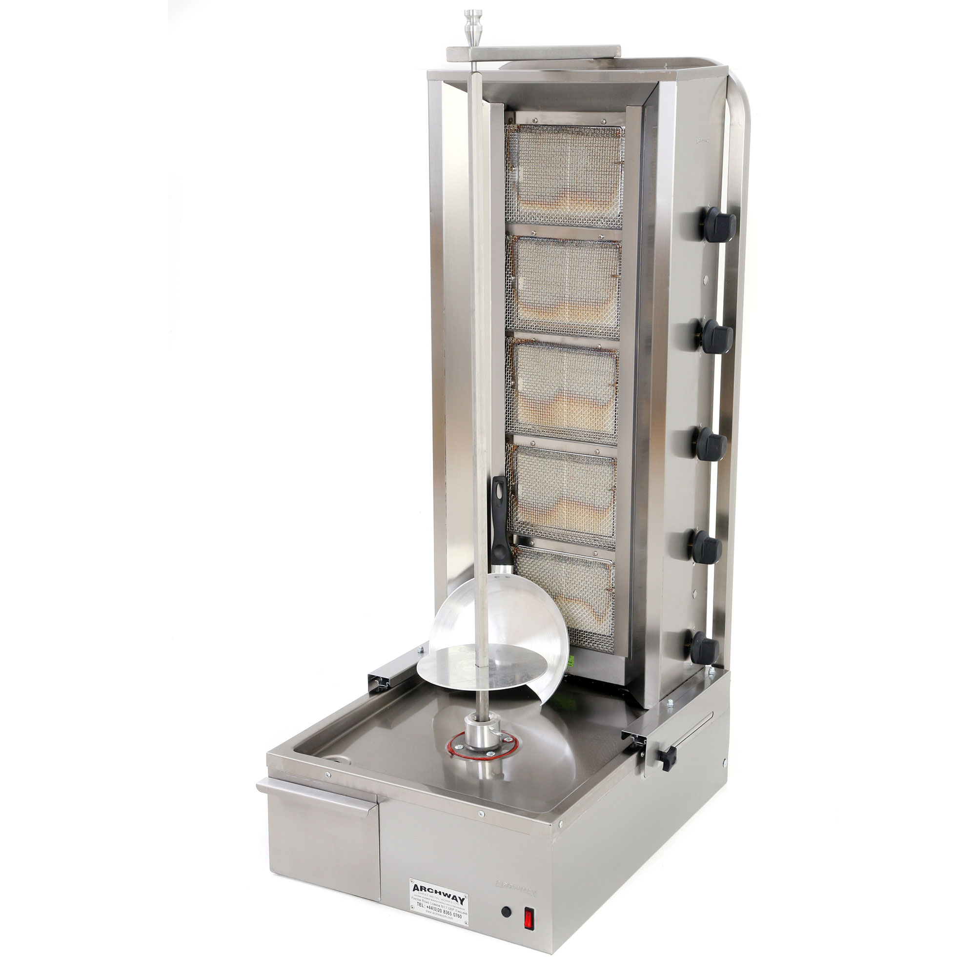 Archway Gas Doner Kebab Grills 5 Burners