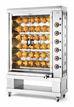 CB E36P-S6 - 6 Spit - 36 Bird Electric Chicken Rotisserie