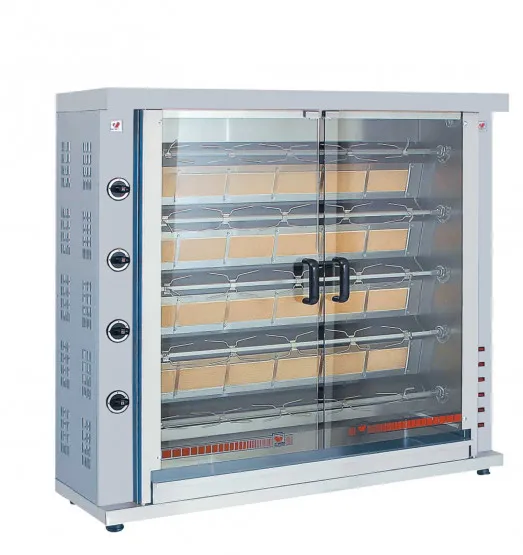 North K5 - 5 Spit - 25 Bird Gas Chicken Rotisserie