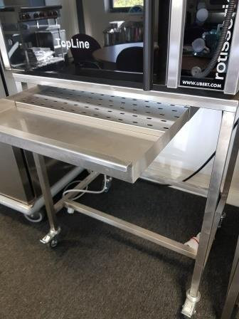 Ubert RT608UG Mobile Open Stand with Slide Out DE-Spitting Drawer