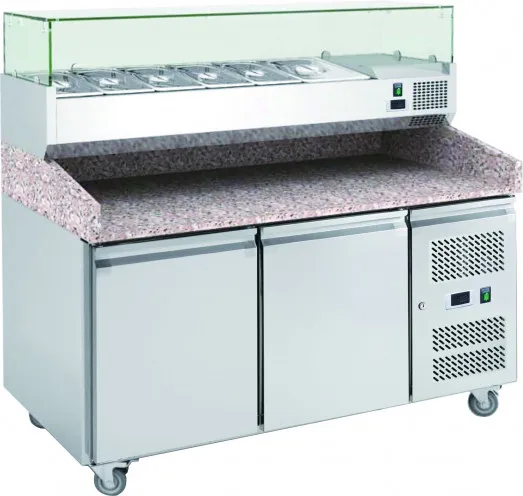 Chefsrange PP2+ - 2 Door Pizza Prep Counter