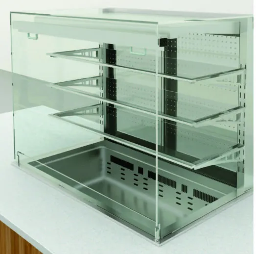 Elegance Drop In 3 Tier Refrigerated Display Curved - Self Serve Range