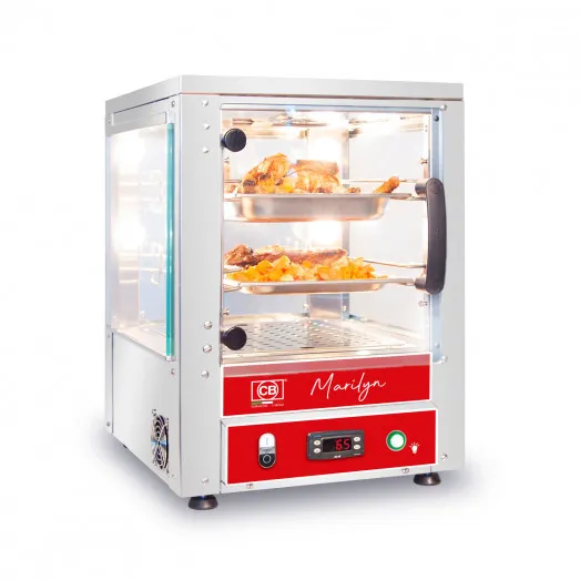 CB Marilyn Counter Top 2/3Gn Heated Display - With Humidity