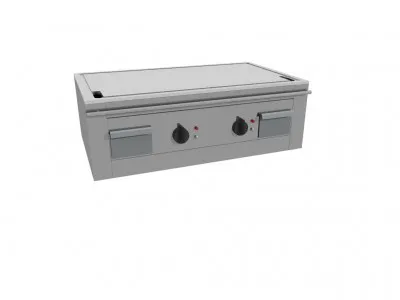 Casta TEP2B/100E Electric Teppanyaki Griddle - 2 Heating Zones