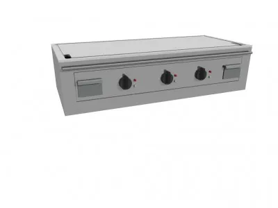 Casta TEP3B/160E Electric Teppanyaki Griddle - 3 Heating Zones