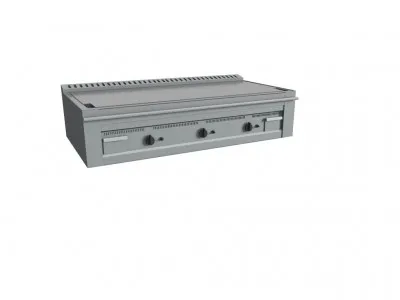 Casta TEP3B/160G Gas Teppanyaki Griddle - 3 Heating Zone